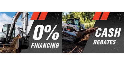 mini excavator finance deals|bobcat 84 month financing.